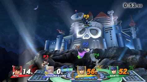 Super Smash Bros Wii U Online Battle Ryu Vs Rosalina Luma Vs Marth