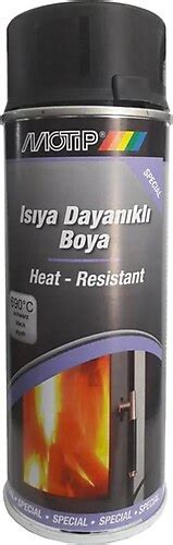 Motip Mat Sİyah 690°c Isıya Dayanıklı Sprey Boya 400 Ml Fiyatları