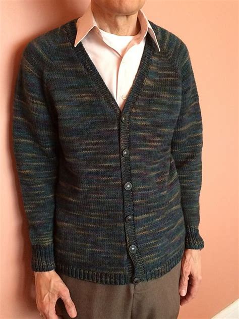 Fundamental Top Down Mens Cardigan Pattern By Jennifer Hagan Men