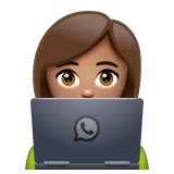 Woman Technologist Medium Skin Tone Emoji