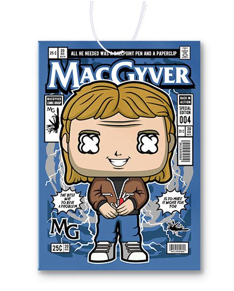 Macgyver Comic Air Freshener Fresh A Rama