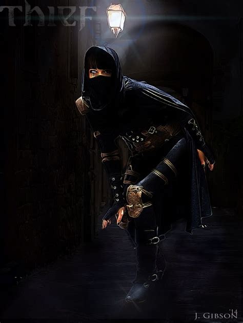 Thief Erin By Justin Gibson Fan Art 2d Cgsociety Art Fan Art