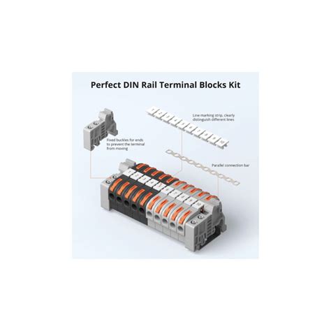 Sonoff Connecteurs De Cables Sur Rail Din