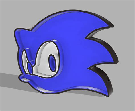 Stl File Sonic Lamp 🔦 ・3d Printable Model To Download・cults