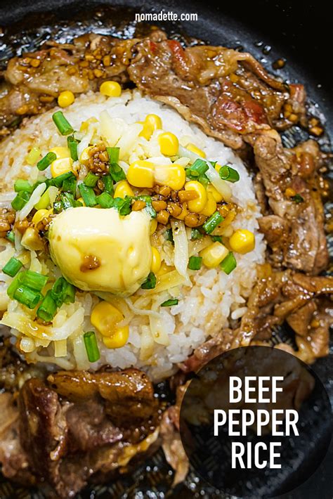 Recipe Dupe For Pepper Lunch Beef Pepper Rice Nomadette