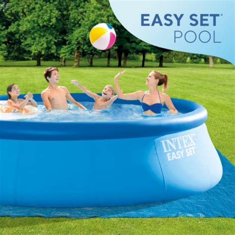 Intex 15 X 48 Inflatable Easy Set Above Ground Swimming Pool W Ladder