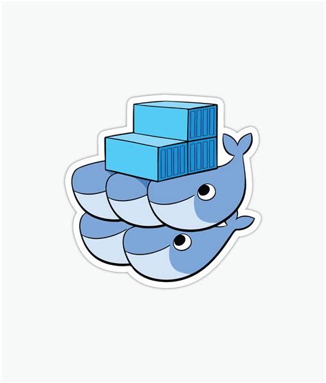 Docker Swarm Стикер Devstorebg