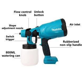 New Makita Electric Cordless Airless Paint Sprayer W Rpm