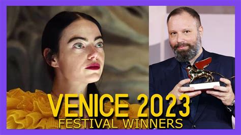 VENICE 2023 Film Festival WINNERS YouTube