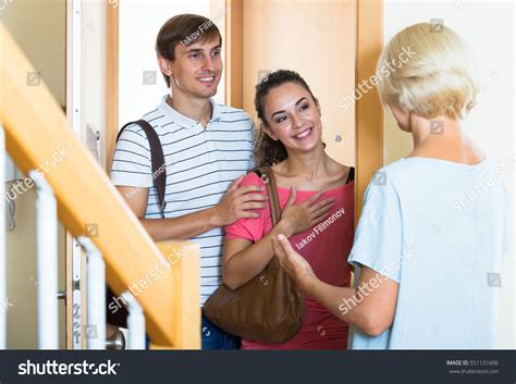 Happy Mature Mother Meets Son His Stock Photo Shutterstock