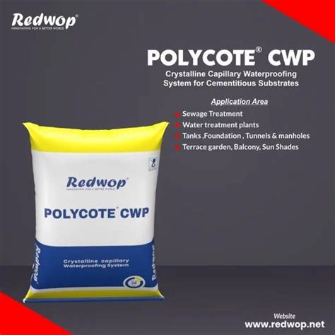 Redwop Polycote Cwp Crystalline Waterproofing Admixture For Concrete