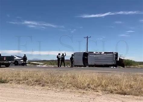 Aparatosa Volcadura En Carretera A Parral Deja Una Persona Sin Vida Y Otra Lesionada