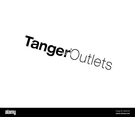 Tanger Factory Outlet Centers, Rotated Logo, White Background B Stock ...