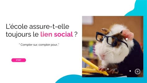 L ECOLE ET LE LIEN SOCIAL