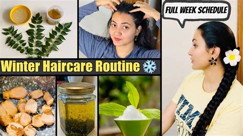 Winter Hair Care Routine Full Weekly Schedule For Long Strong Hair