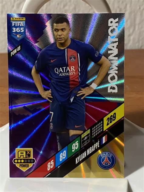 KYLIAN MBAPPÉ DOMINATOR PANINI FIFA 365 ADRENALYN XL 2024 EUR 11 04