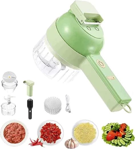 Amazon In Handheld Electric Vegetable Cutter Set Vegetable