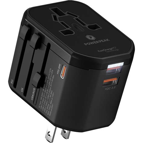 Powerpeak Universal Power Adapter With Usb C Usb A Pp Tcintl A