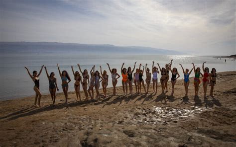 Top 10 contestants during the Miss Universe 2021 swimsuit preliminaries ...