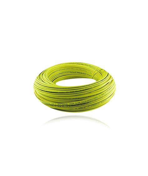 Cable De Cobre Aislado No Awg Thhn Color Amarillo Metros