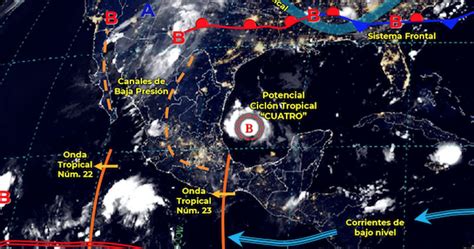 Ingresar A Tierra Este S Bado Potencial Cicl N Tropical Cuatro