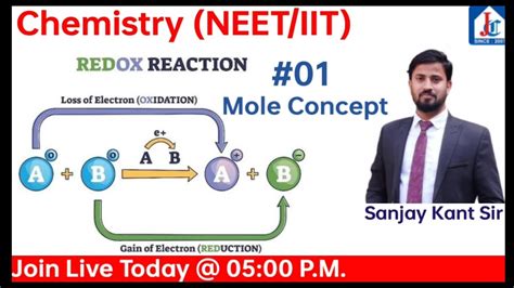 Mole Concept Redox Reaction In Chemistry For NEET IIT Part 01 By