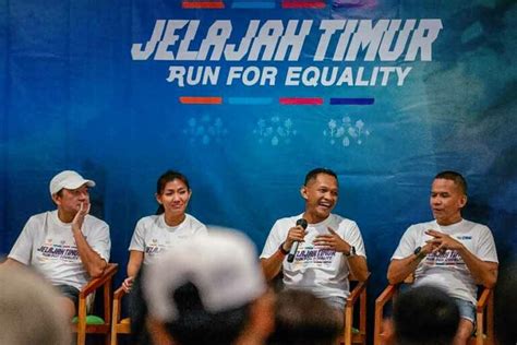 Lari Amal Jelajah Timur Run For Equality Bantu Pemenuhan Akses