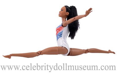 Barbie Gabby Douglas Gymnastics Doll Wearing Signature Outfit Lupon