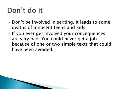 Ppt The Dangers Of Sexting Powerpoint Presentation Free Download Id2642200