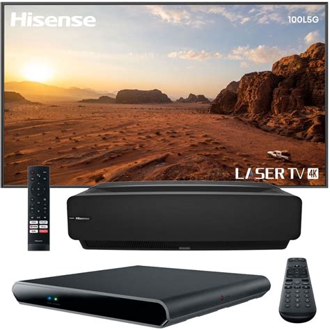 Hisense 100l5g 100 4k Ust Laser Tv And Dlt100b 10 Gain Screen With