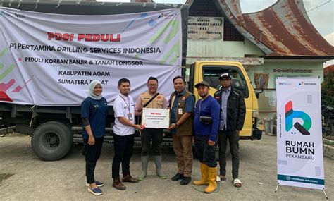 Pertamina Drilling Salurkan Bantuan Bencana Kepada Korban Banjir Dan