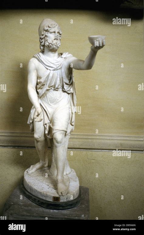 Odysseus Ulysses Held Des Epos Homers Odyssee Die Statue