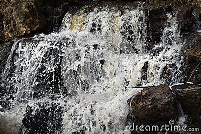 Waterfall Over Giant Rocks - Governor Dodge State Park Stock Photography | CartoonDealer.com ...