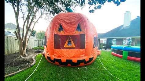 Pumpkin Halloween Inflatable Bounce House Rentals Sky High Party