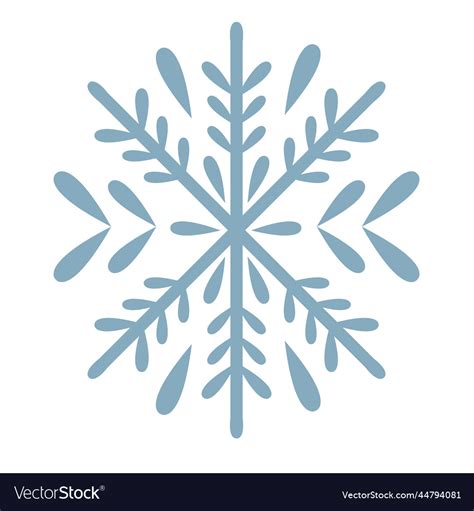 Blue Snowflake Clip Art Royalty Free Vector Image