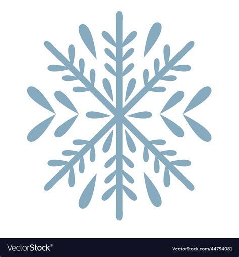 Blue Snowflake Clip Art Royalty Free Vector Image