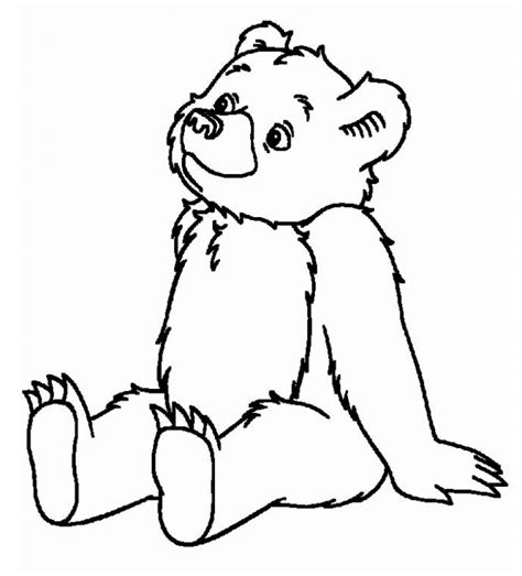 Free Printable Teddy Bear Coloring Pages For Kids