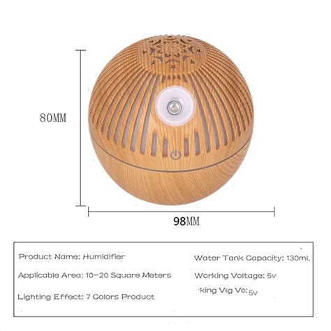 Ml Mini Ultrasonic Air Humidifier Hooyamall