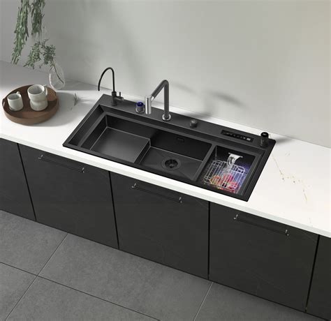 Nix 45 In Complete Kitchen Sink With Hydro Purification Digital Displa Smart Living And Technology