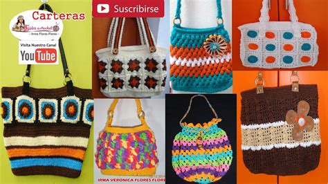 Mis Carteras Tejidas A Crochet En Una ColecciÓn Todo Con Tutoriales