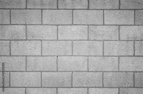 Concrete Block Wall Seamless Background And Texture Wall Mural