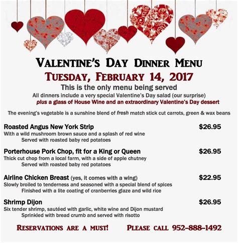 Valentine's Day Dinner Special - Bloomington Event Center