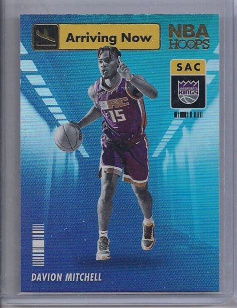 2021 22 Panini NBA Hoops Arriving Now Holo Davion Mitchell RC EBay