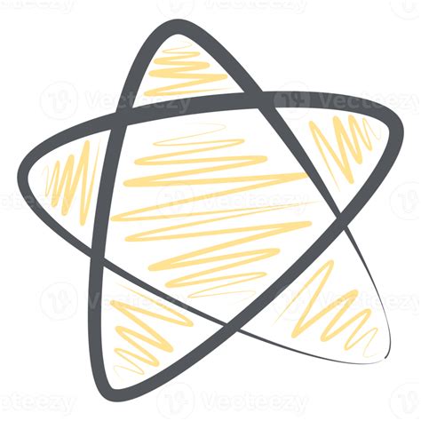 Hand Drawing Doodle Sketch Star Marks Line Png