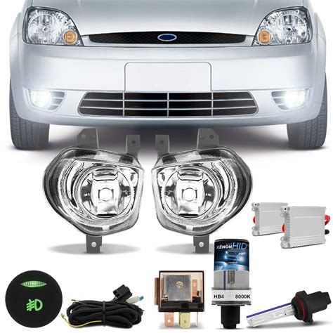 Kit Farol Milha Fiesta Hatch Sedan Auxiliar