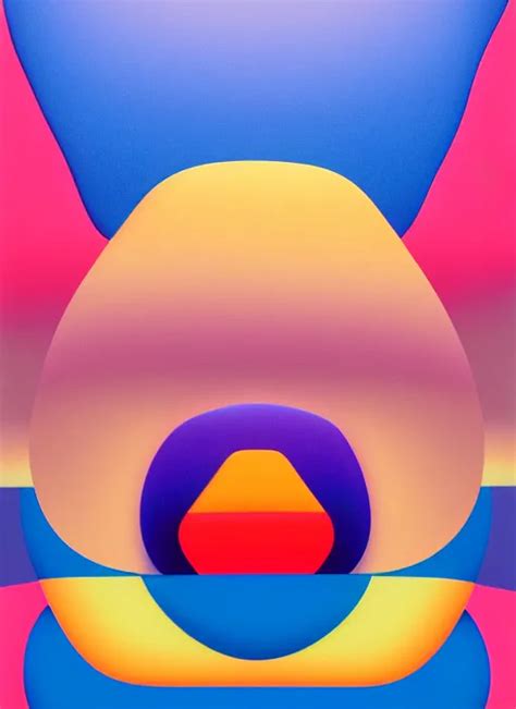 Inflated Geometric Shapes By Shusei Nagaoka Kaws Stable Diffusion