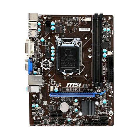 MSI H81M-P33 MS-7817 H81 Mainboard Micro ATX Sockel 1150 Refurbis