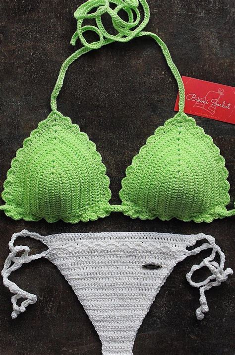 57 Ideas Hermosas y Asombrosas del Modelo del bikiní del Ganchillo Moda mujer Bikini de