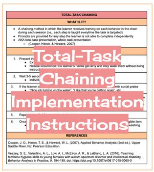 Total Task Chaining Implementation Instructions By The Behavior Brain