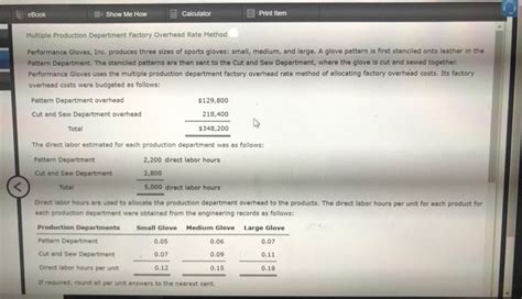 Solved Ebook Show Me How Calculator Print Item Multiple Chegg